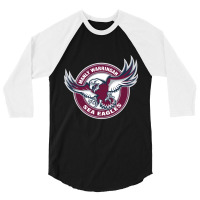 Manly-warringah-sea-eagles 3/4 Sleeve Shirt | Artistshot