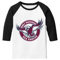 Manly-warringah-sea-eagles Youth 3/4 Sleeve | Artistshot