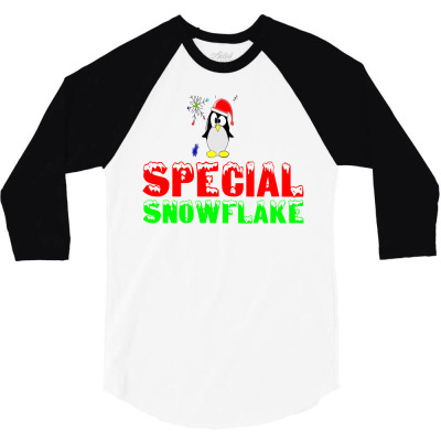 Special Snowflake Funny 3/4 Sleeve Shirt Designed By Perfect Designers