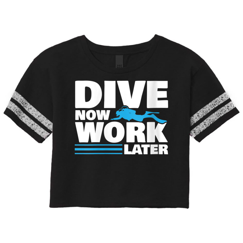 Womens Funny Diver Water Sports Diving Work Sea T Shirt V Neck T Shirt Scorecard Crop Tee by vacheu | Artistshot