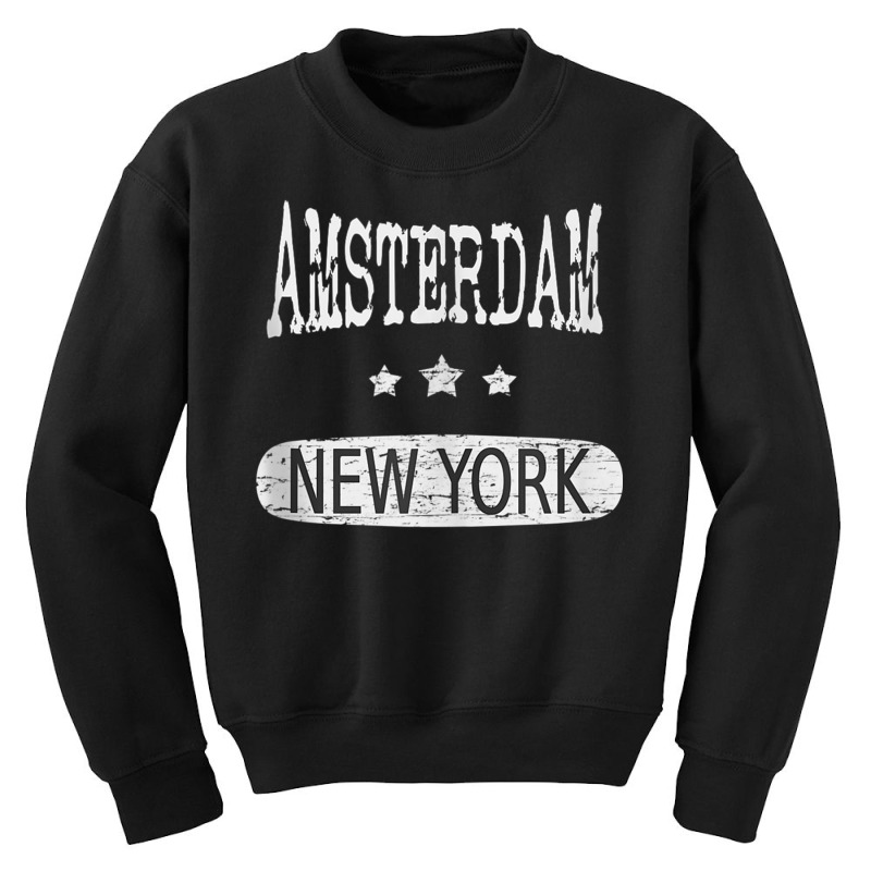 Vintage Amsterdam New York Tank Top Youth Sweatshirt by genze | Artistshot