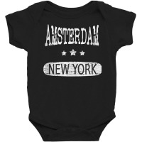 Vintage Amsterdam New York Tank Top Baby Bodysuit | Artistshot