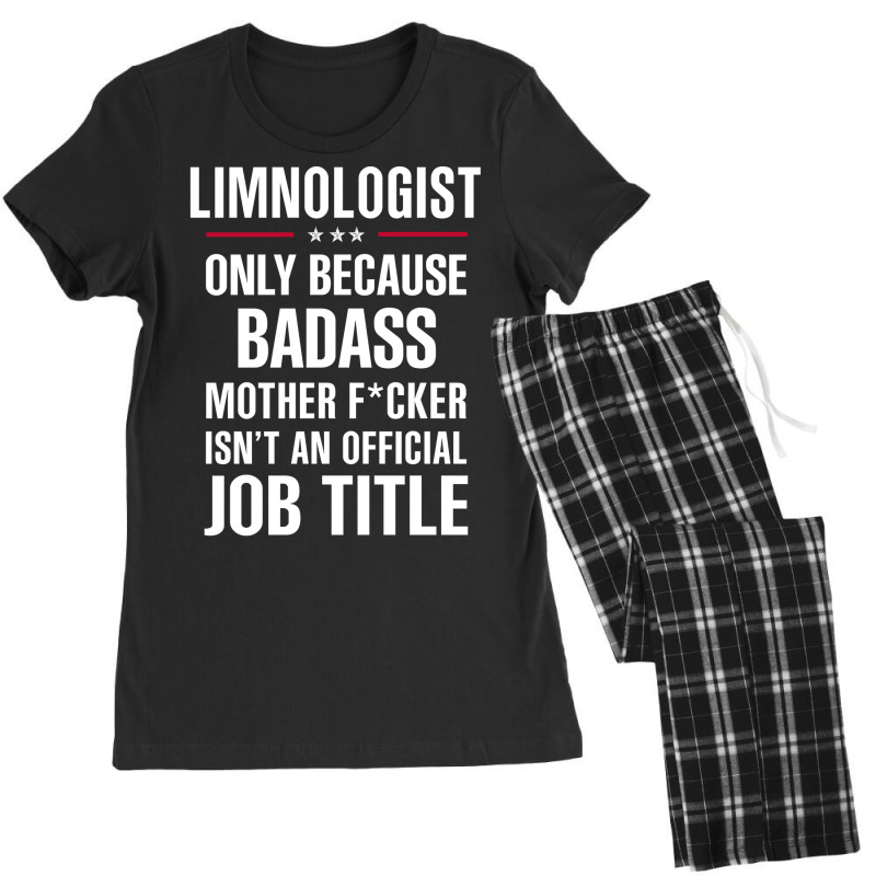 Gift For Badass Limnologist Women's Pajamas Set by thanchashop | Artistshot