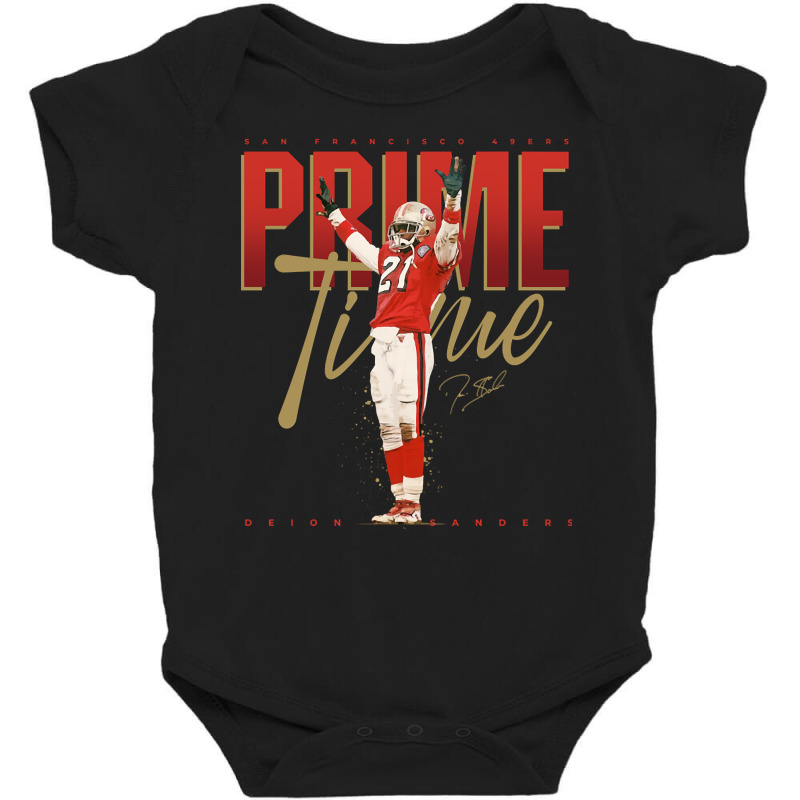 Deion Sanders Primetime Baby Bodysuit by poppyallen | Artistshot