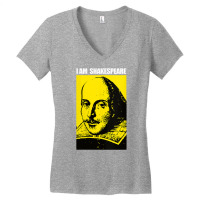 Womens Funny Shakespeare Quote I Am Shakespeare Gift For Man Women V N Women's V-neck T-shirt | Artistshot