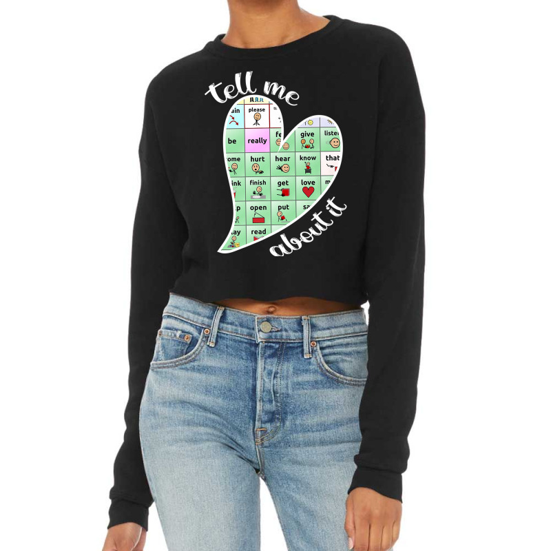 Speech Language Pathologist Speech Therapy Slp, Slp Squad Premium T Sh Cropped Sweater by cm-arts | Artistshot