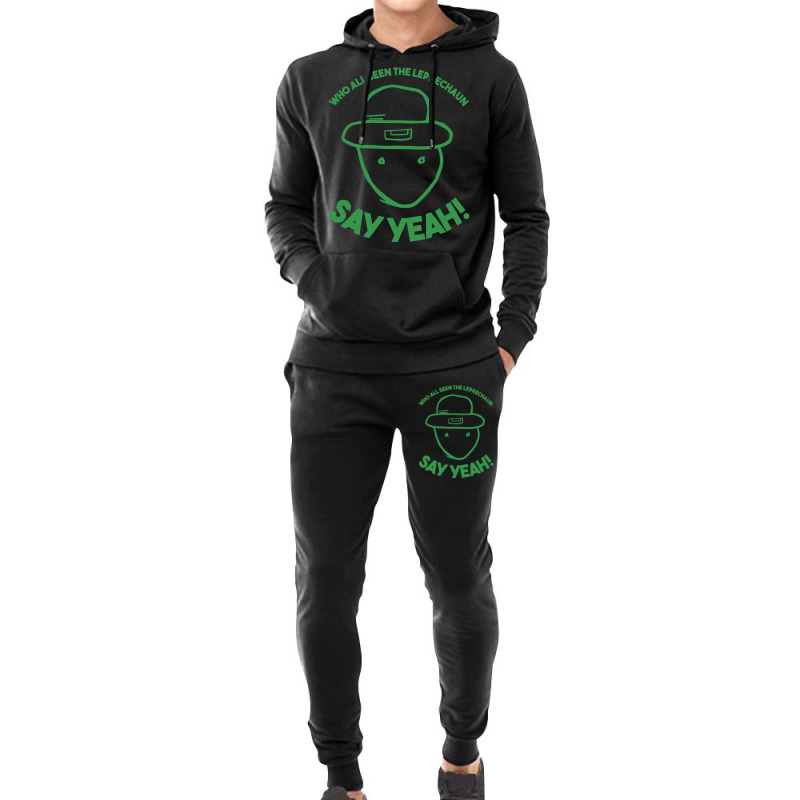 Amateur Leprechaun Sketch Mobile Alabama St Patrick's Day Hoodie & Jogger set by trokeryth | Artistshot