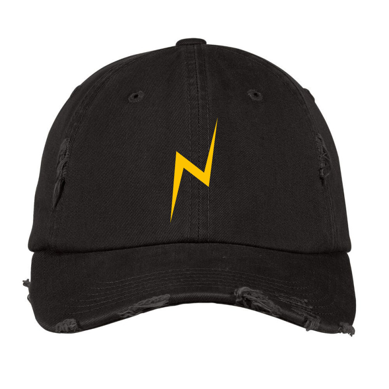 Lightning Bolt (yellow) Vintage Cap by SilviaMartinez | Artistshot