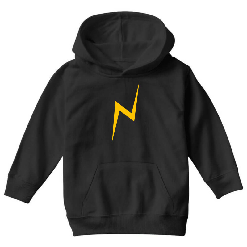 Lightning Bolt (yellow) Youth Hoodie by ardylanda | Artistshot