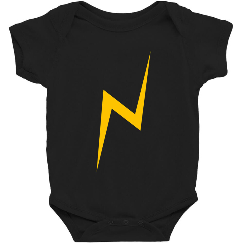 Lightning Bolt (yellow) Baby Bodysuit by ardylanda | Artistshot