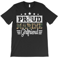 Proud Marine Military Girlfriend Gift For Boyfriend T Shirt T-shirt | Artistshot