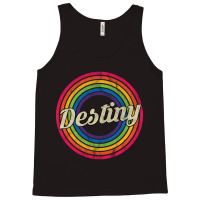 Destiny - Retro Rainbow Faded-style Tank Top | Artistshot