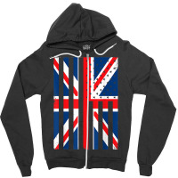 English England United Kingdom Great Britain Union Jack Flag T Shirt Zipper Hoodie | Artistshot