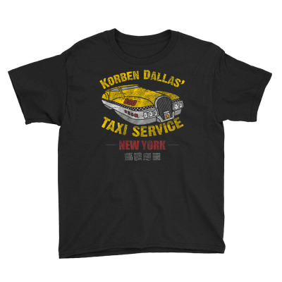 Korben Dallas' Taxi Service Youth Tee Designed By Mdk Art