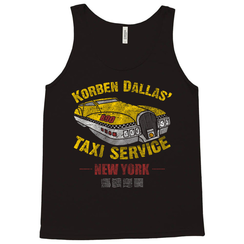 Korben Dallas' Taxi Service Tank Top | Artistshot