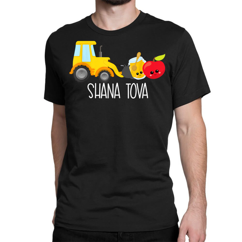 Shana Tova Trucks Loader Apple & Honey Funny Rosh Hashanah T Shirt Classic T-shirt | Artistshot