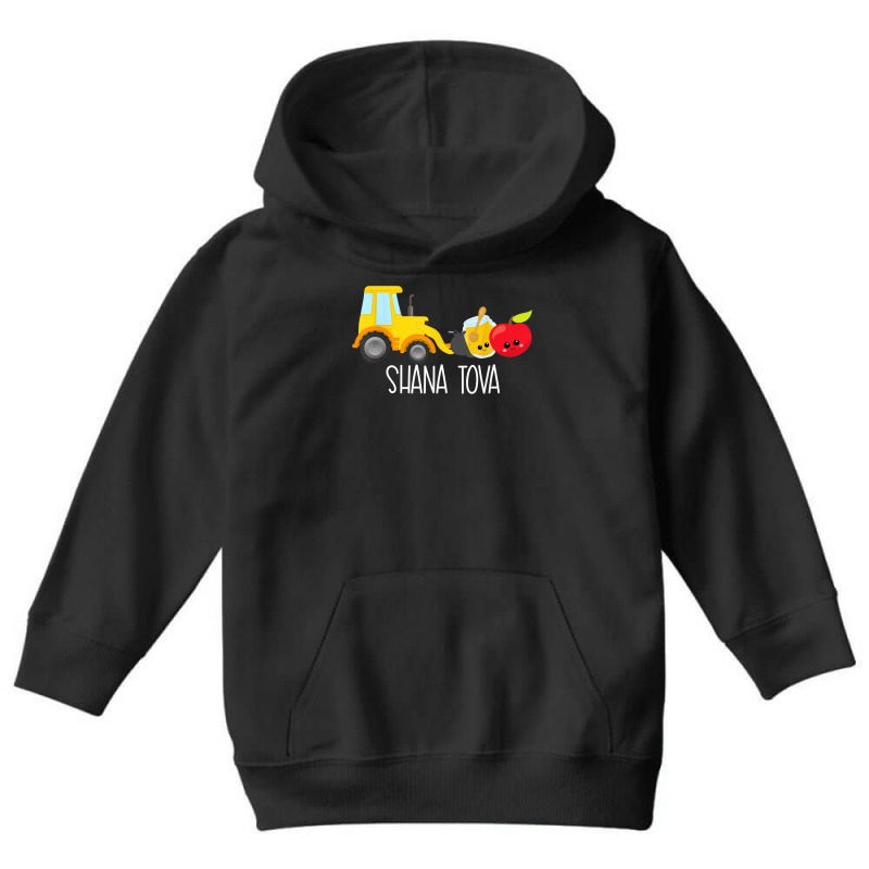 Shana Tova Trucks Loader Apple & Honey Funny Rosh Hashanah T Shirt Youth Hoodie | Artistshot