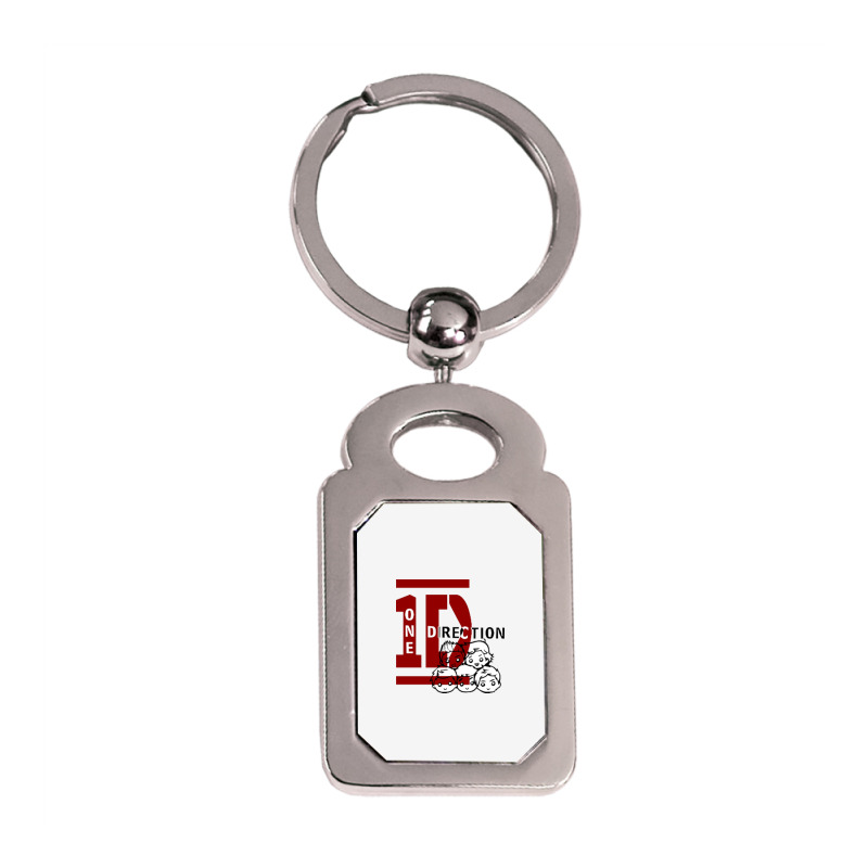 One Direction The Best New Silver Rectangle Keychain | Artistshot