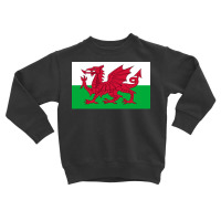 Wales National Flag Welsh Fan Bedspread Toddler Sweatshirt | Artistshot