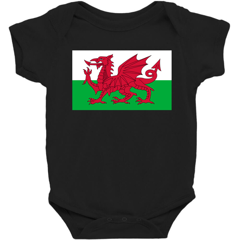 Wales National Flag Welsh Fan Bedspread Baby Bodysuit by PamelaAnnHarris | Artistshot