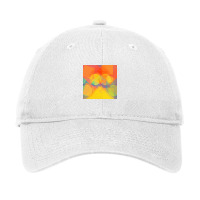 Warm Aesthetic Geometric Abstract Pattern Adjustable Cap | Artistshot