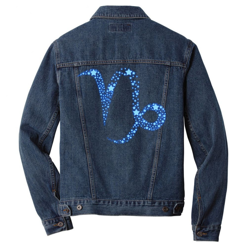 Capricorn Star Sign Men Denim Jacket | Artistshot