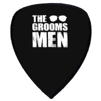 The Groomsmen Bachelor Party Stag Groom Gag Mens Funny For Fans Shield S Patch | Artistshot