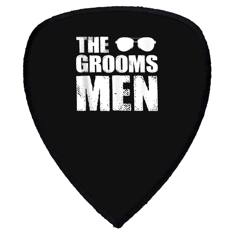 The Groomsmen Bachelor Party Stag Groom Gag Mens Funny For Fans Shield S Patch | Artistshot