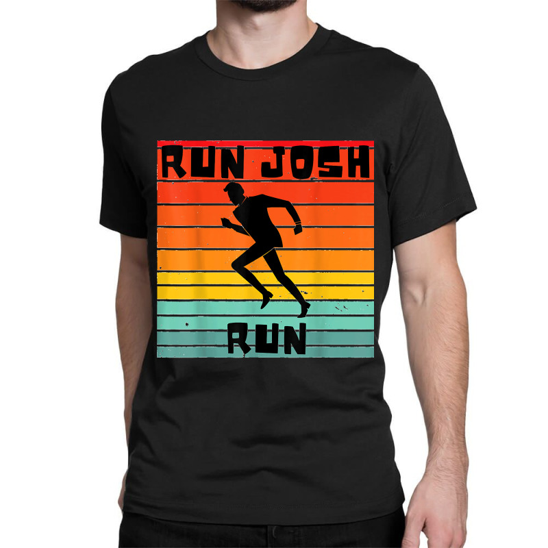 Josh Hawley Run Free Funny Josh Hawley Running Retro Stripe Classic T-shirt by AnaMercedesContreras | Artistshot