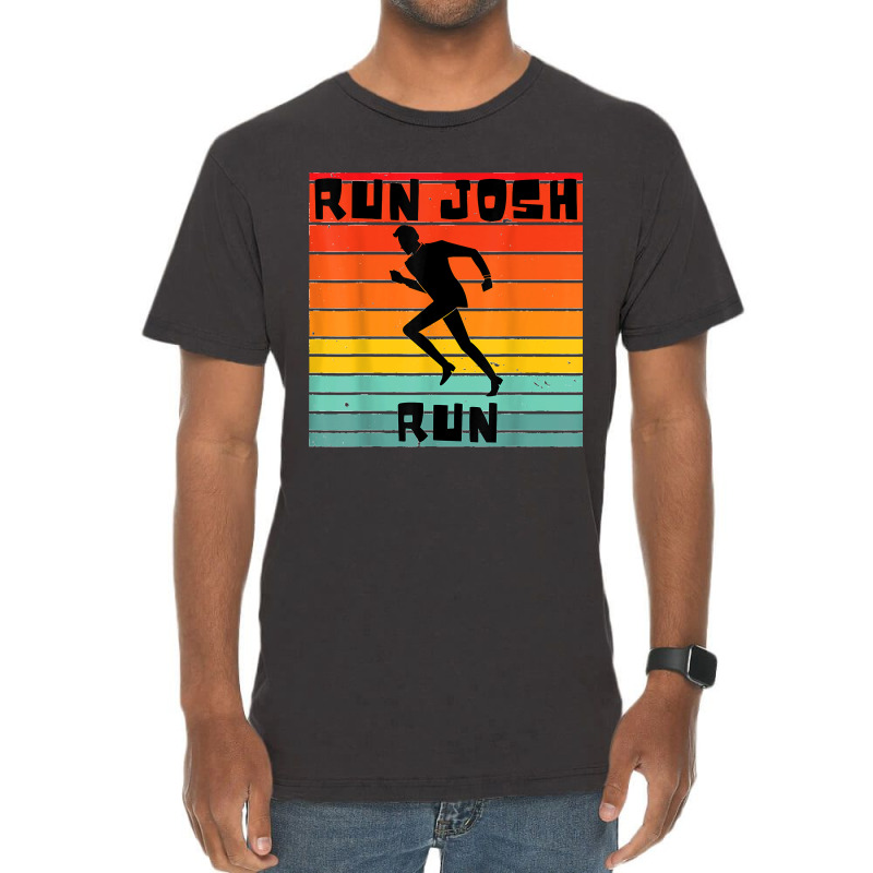 Josh Hawley Run Free Funny Josh Hawley Running Retro Stripe Vintage T-Shirt by AnaMercedesContreras | Artistshot