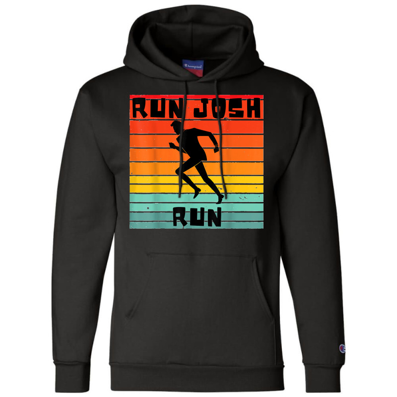 Josh Hawley Run Free Funny Josh Hawley Running Retro Stripe Champion Hoodie by AnaMercedesContreras | Artistshot