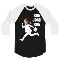 Josh Hawley Run Free Funny Josh Hawley Running 3/4 Sleeve Shirt | Artistshot