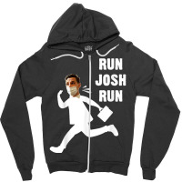 Josh Hawley Run Free Funny Josh Hawley Running Zipper Hoodie | Artistshot