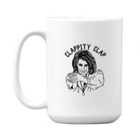 Nancy Pelosi Clappity Clap [tw] 15 Oz Coffee Mug | Artistshot