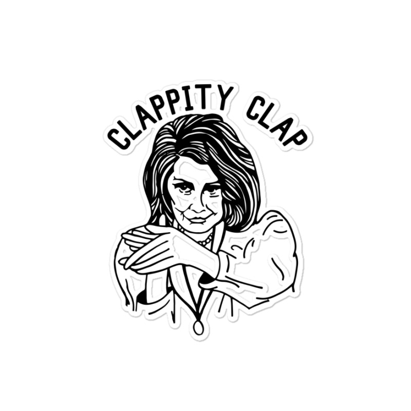 Nancy Pelosi Clappity Clap [tw] Sticker | Artistshot