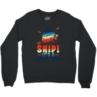 Oh Ship It's A Family Trip Marine Crewneck Sweatshirt | Artistshot