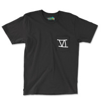 Vi Tattoo, Violet, Six Roman Numeral Pocket T-shirt | Artistshot