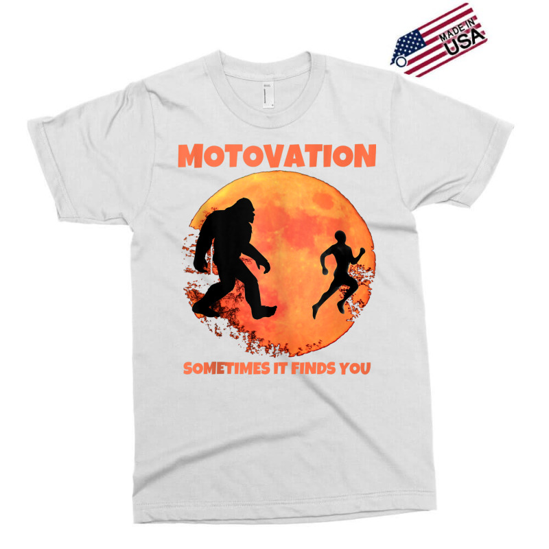 Motivation Sometimes Finds You Bigfoot Moon Silhouette Funny Tank Top Exclusive T-shirt | Artistshot