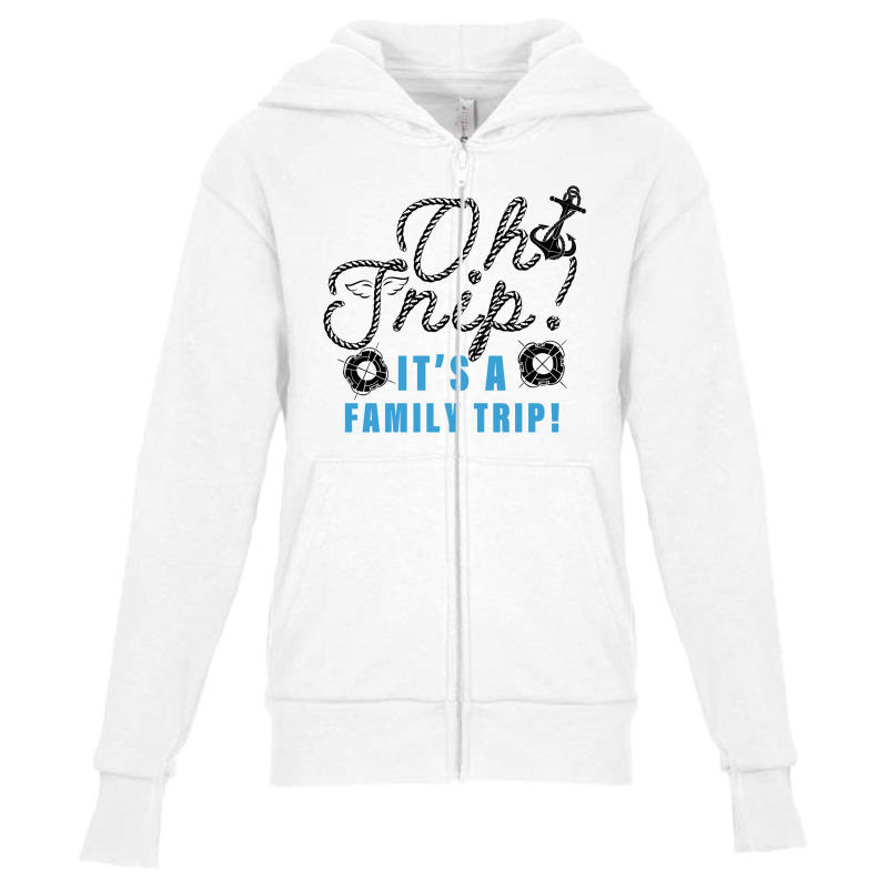 Oh Snip Family Trip For Light Youth Zipper Hoodie | Artistshot