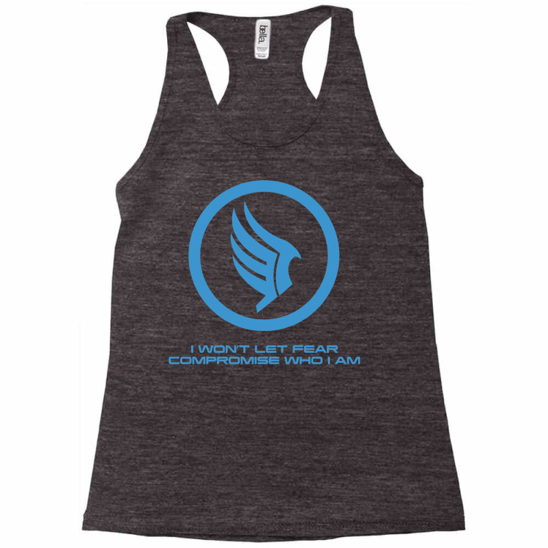 Mass Effect Commander Shepard Paragon Quote Racerback Tank by SilviaMartinez | Artistshot