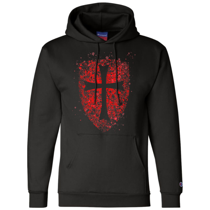 Crusader Knights Templar Crusader Distressed Cross Men Tank Top Champion Hoodie | Artistshot