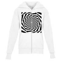 Spiral Abstract Hypnosis Zone Shirt Youth Zipper Hoodie | Artistshot