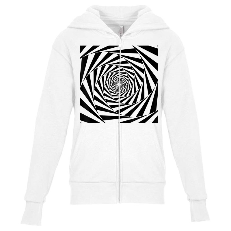 Spiral Abstract Hypnosis Zone Shirt Youth Zipper Hoodie by cm-arts | Artistshot