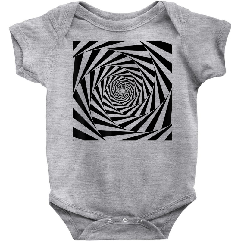 Spiral Abstract Hypnosis Zone Shirt Baby Bodysuit by cm-arts | Artistshot