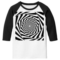 Spiral Abstract Hypnosis Zone Shirt Youth 3/4 Sleeve | Artistshot