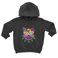 Cat Mardi Gras Toddler Hoodie | Artistshot