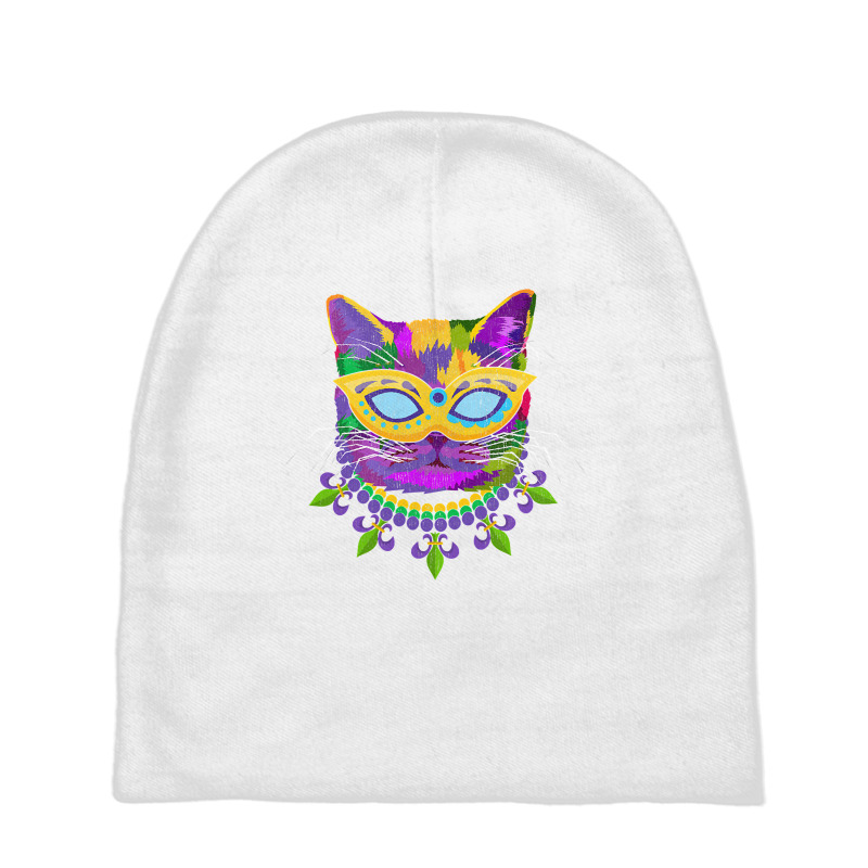 Cat Mardi Gras Baby Beanies | Artistshot