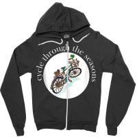 Cycle Through The Seasons Tank Top Zipper Hoodie | Artistshot