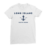 Long Island New York South Shore Est 1640 Pullover Hoodie Ladies Fitted T-shirt | Artistshot