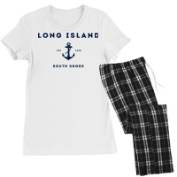 Long Island New York South Shore Est 1640 Pullover Hoodie Women's Pajamas Set | Artistshot